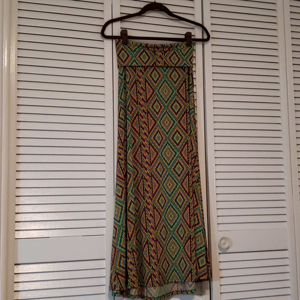 Lularoe Maxi Skirt Or Halter Dress Size XXS